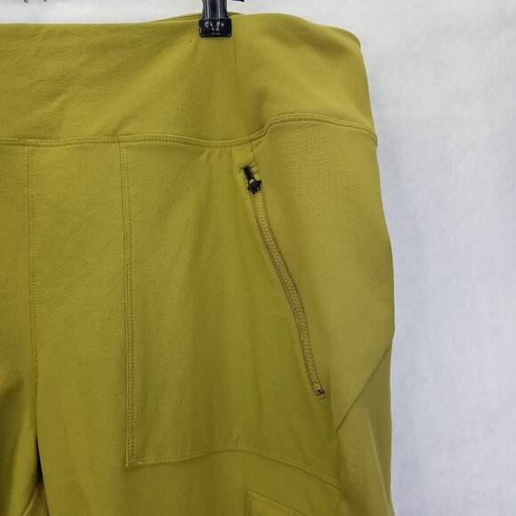 ATHLETA Headlands Pants Sz 20 Hybrid Cargo Tights Tapestry Gold Hike Travel Camp - Picture 4 of 13